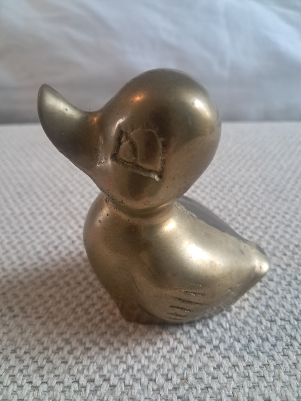Vintage Duck Brass Figurine